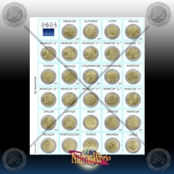 < DODATNI LIST > 2 EVRO KOVANCI 2023
